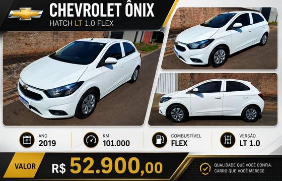CHEVROLET ONIX 1.0 MPFI LT 8V FLEX 4P MANUAL CHEVROLET ONIX 1.0 MPFI LT 8V FLEX 4P MANUAL